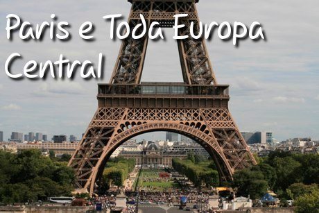 Imagem E4059.1 (BR)-Paris e Toda Europa Central (Parcial Par/Prg)