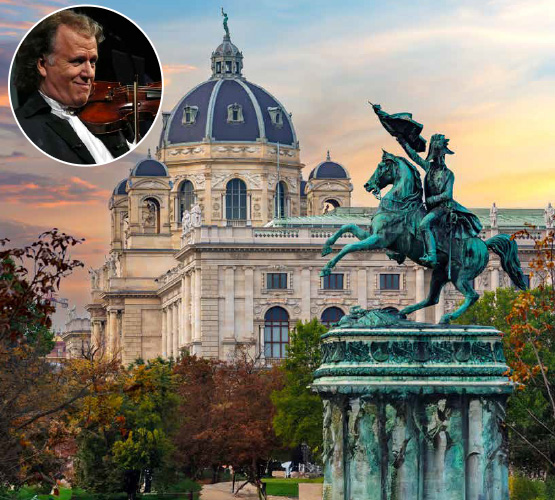 Com concerto de André Rieu e Mercados de Natal