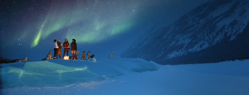 Aurora Boreal em Yukon com Vancouver