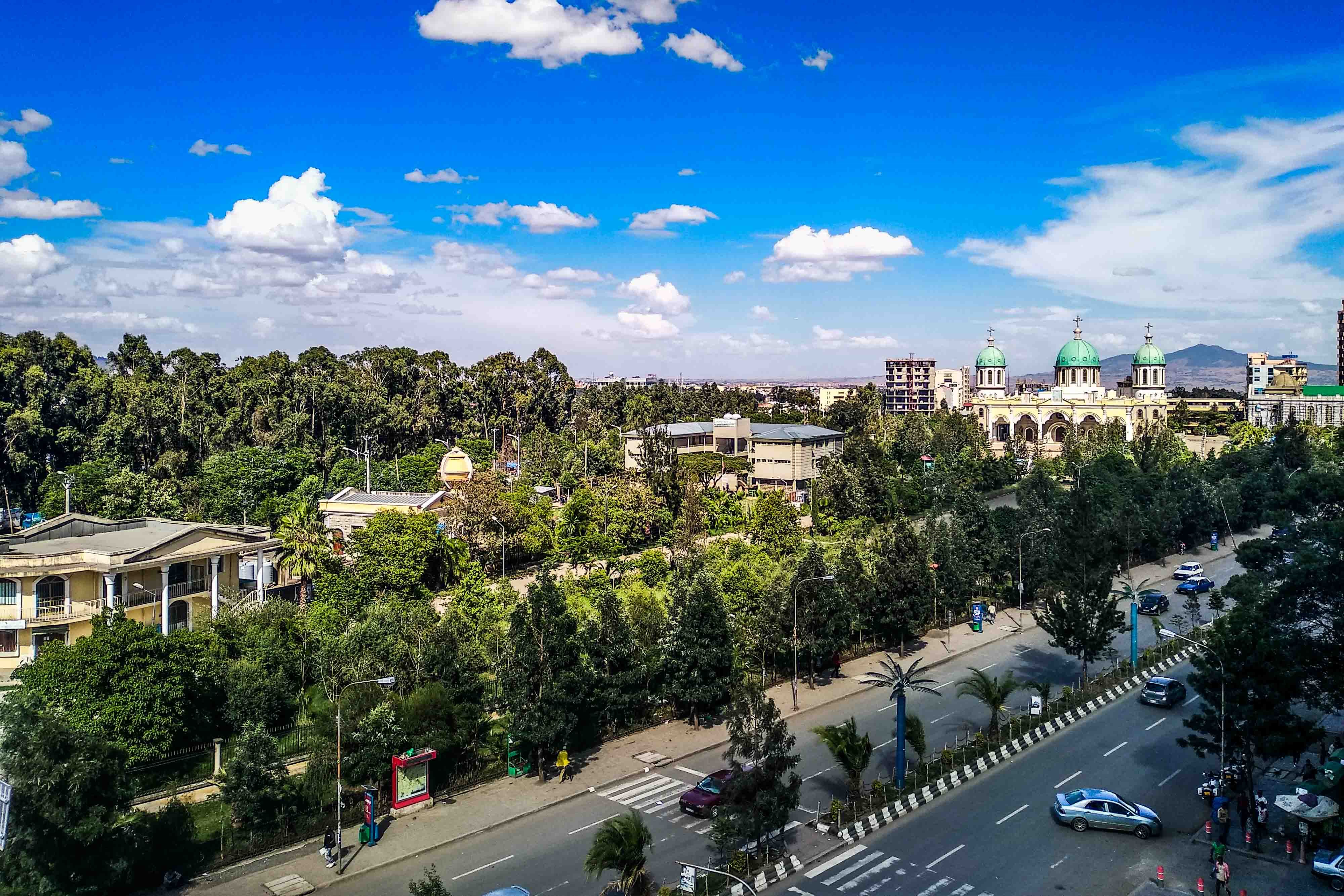 Panorâmica Adis Abeba