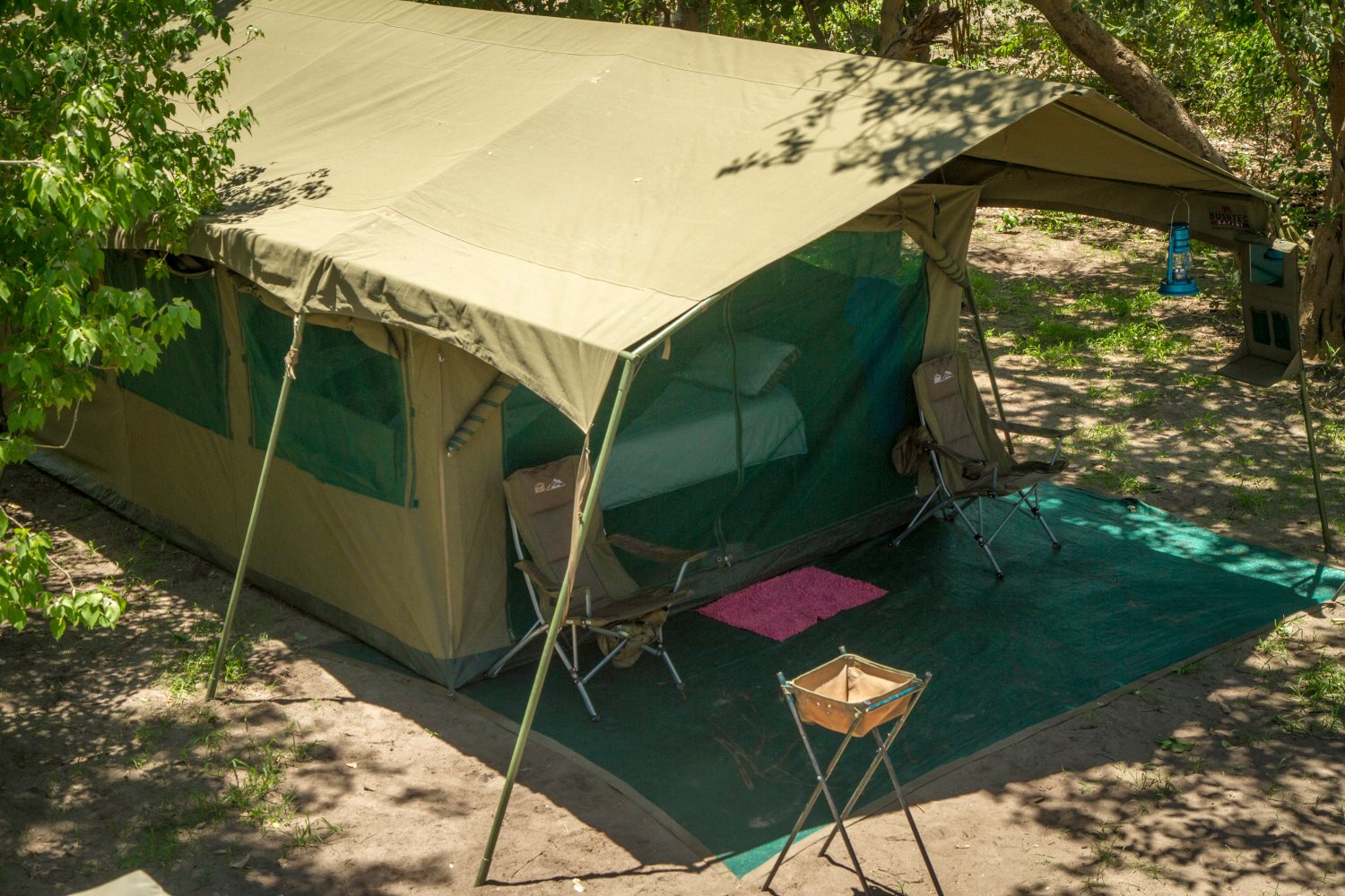 Acampamento varanda